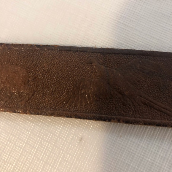 Vintage Weathered Women’s Hunting Belt SZ 32, 30/31 Waist Made in Hong Kong - Picture 10 of 14